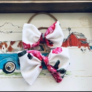 Nylon headband- big bow